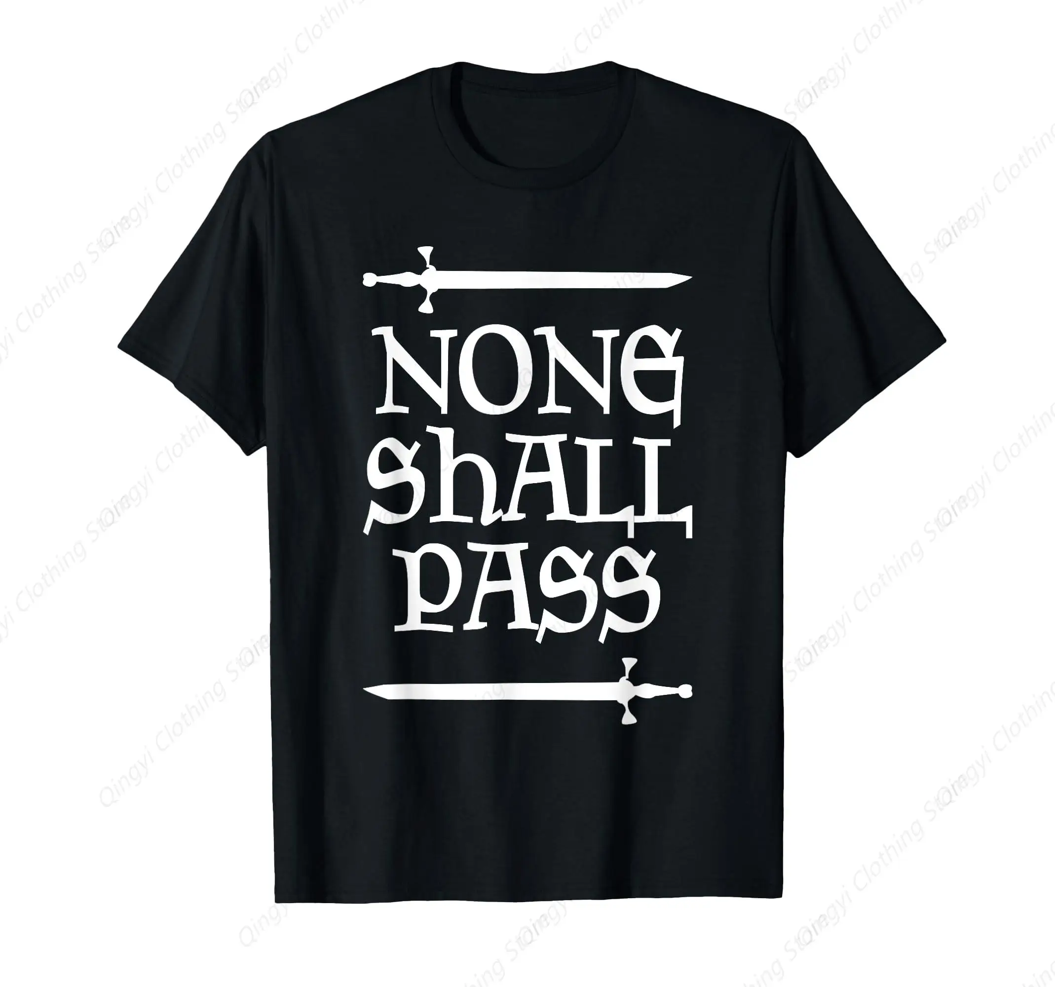None Shall Pass Medieval Knight Renaissance Festival Funny T-Shirt
None Shall Pass Medieval Knight Renaissance Festival Funny T-Shirt