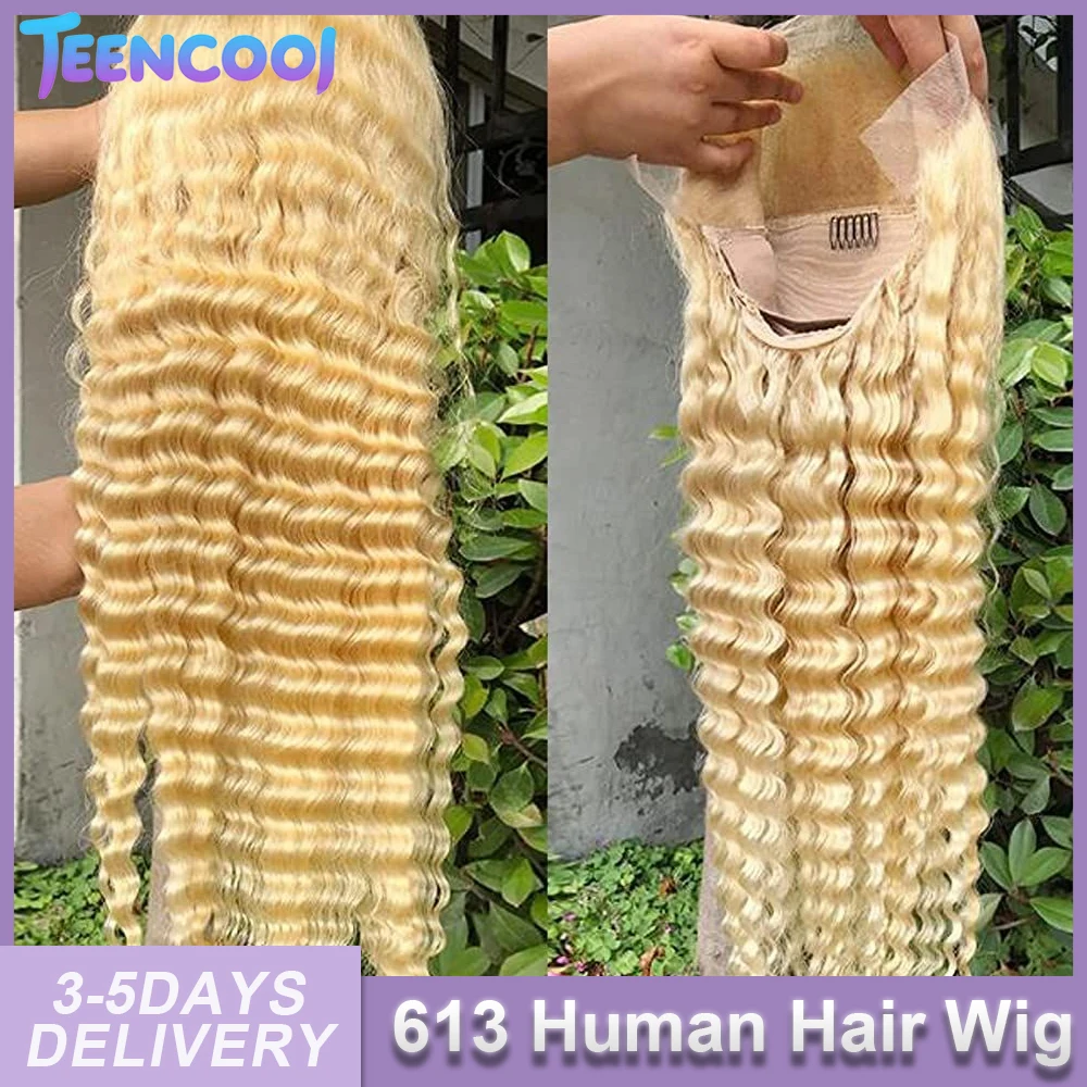 Brazilian Deep Wave 13x6 HD transparent Lace Frontal Human Hair Wig for Women 13x4 Lace Front Wigs 30 38 Inch 613 Honey Blonde Curly Cheap Wigs on Sale Clearance
Brazilian Deep Wave 13x6 HD transparent Lace Frontal Human Hair Wig for Women 13x4 Lace Front Wigs 30 38 Inch 613 Honey Blonde Curly Cheap Wigs on Sale Clearance