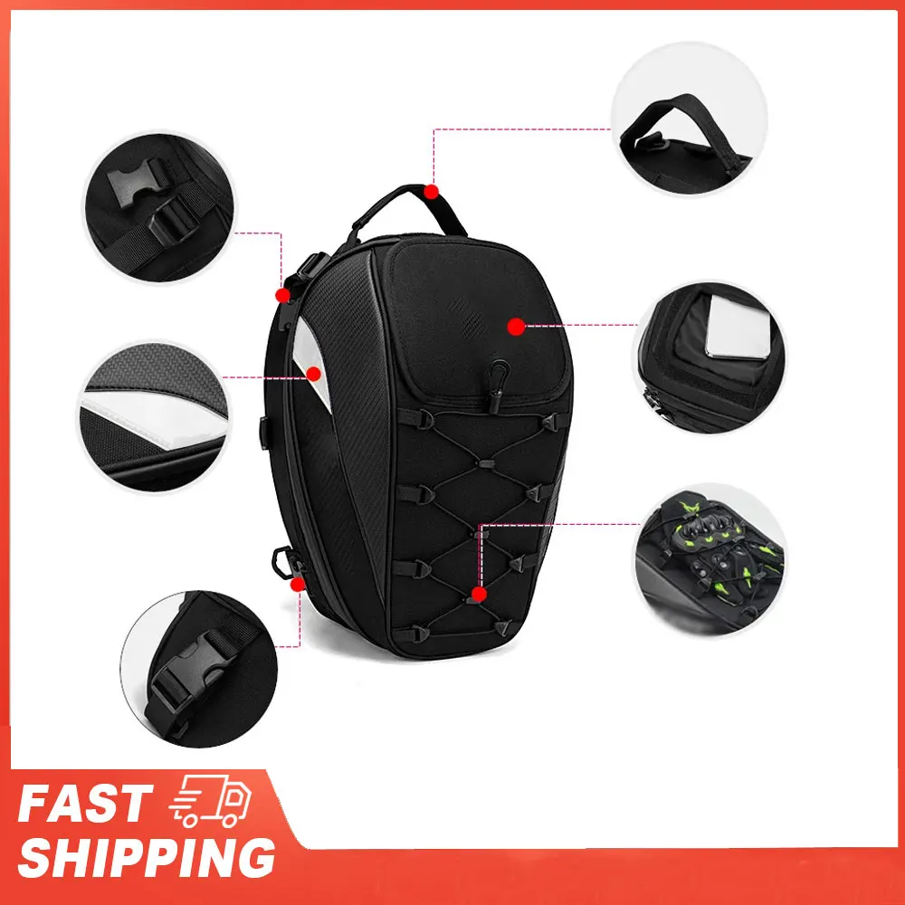 Dual Use Waterproof Helmet Bag Motorcycle Tail Bag 30L-40L Tool Box Rear Seat Bag Rider Backpack Motorbike Accessories
Dual Use Waterproof Helmet Bag Motorcycle Tail Bag 30L-40L Tool Box Rear Seat Bag Rider Backpack Motorbike Accessories