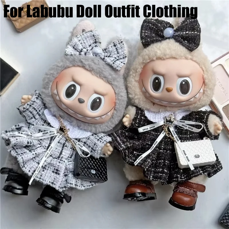 15 17 см для куклы Labubu, очаровательная юбка, наряд, одежда, красочное классическое светское платье, роскошная сумка через плечо, аксессуары для одежды
15 17 см для куклы Labubu, очаровательная юбка, наряд, одежда, красочное классическое светское платье, роскошная сумка через плечо, аксессуары для одежды