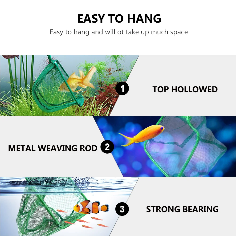 Square 5Cm Sturdy Nylon Fish Tank Floating Net Streamlined Design 500G Capacity Anti-Slip Handle
Square 5Cm Sturdy Nylon Fish Tank Floating Net Streamlined Design 500G Capacity Anti-Slip Handle