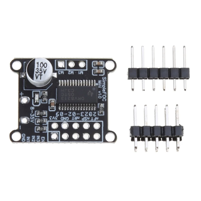 SVPWM SPWM Control Algorithm for FOC Control Driver of SimpleFOCMini Brushless DC Motor Driver Board DRV8313 DC 8-30V
SVPWM SPWM Control Algorithm for FOC Control Driver of SimpleFOCMini Brushless DC Motor Driver Board DRV8313 DC 8-30V