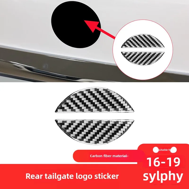 Suitable for Nissan 16-21 Xuanyi sentra interior modification carbon fiber rear rear car logo decorative sticker
Suitable for Nissan 16-21 Xuanyi sentra interior modification carbon fiber rear rear car logo decorative sticker