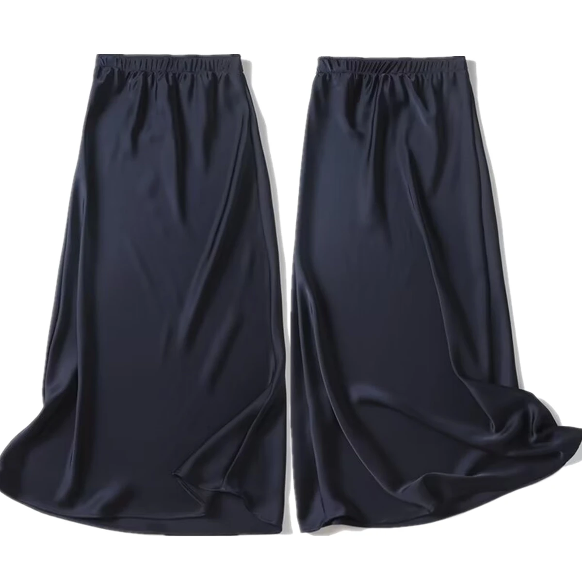 Dave&Di Nordic Minimalist Satin Navy Midi Skirt Elegant High Waisted Elastic Waisted Straight Skirts Womens Faldas Mujer Moda 20
Dave&Di Nordic Minimalist Satin Navy Midi Skirt Elegant High Waisted Elastic Waisted Straight Skirts Womens Faldas Mujer Moda 20