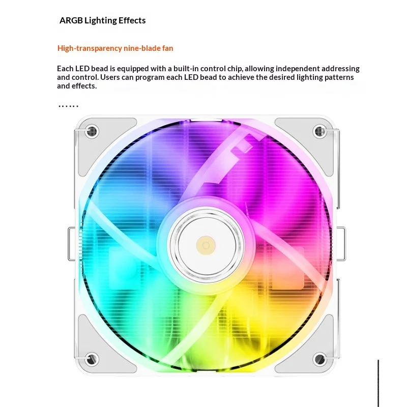 JIUSHARK Nine Shark JF612 Press-down CPU Cooler, 6 Heat Pipes 12cm Thin Fan, Unblocked Memory for ITX Chassis Builds
JIUSHARK Nine Shark JF612 Press-down CPU Cooler, 6 Heat Pipes 12cm Thin Fan, Unblocked Memory for ITX Chassis Builds