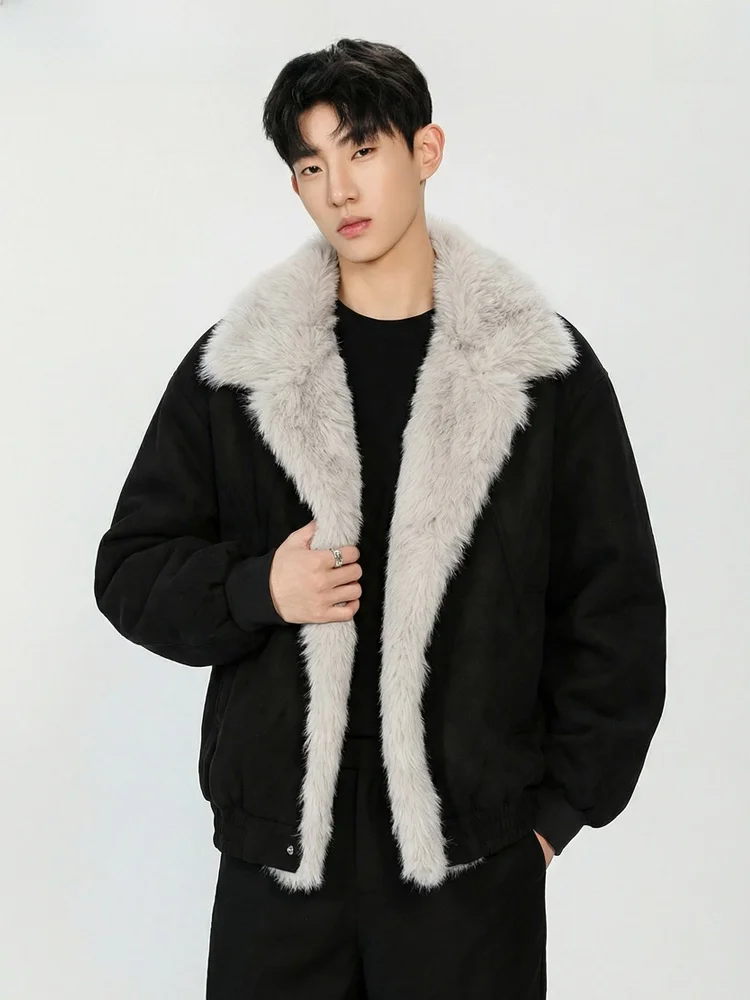 Мужская зимняя куртка в американском ретро-стиле с 90% белым утиным пухом, теплая, морозостойкая, с большим меховым воротником, свободного кроя, для пар
Мужская зимняя куртка в американском ретро-стиле с 90% белым утиным пухом, теплая, морозостойкая, с большим меховым воротником, свободного кроя, для пар