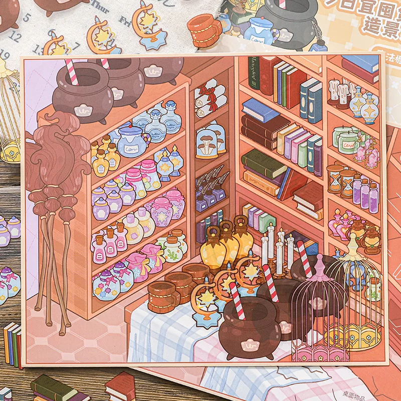 Наклейка-пейзаж 3D «Магазин милых игрушек» и «Рынок для питомцев» DIY, сцена карманной кабинки, праздничный подарок
Наклейка-пейзаж 3D «Магазин милых игрушек» и «Рынок для питомцев» DIY, сцена карманной кабинки, праздничный подарок 