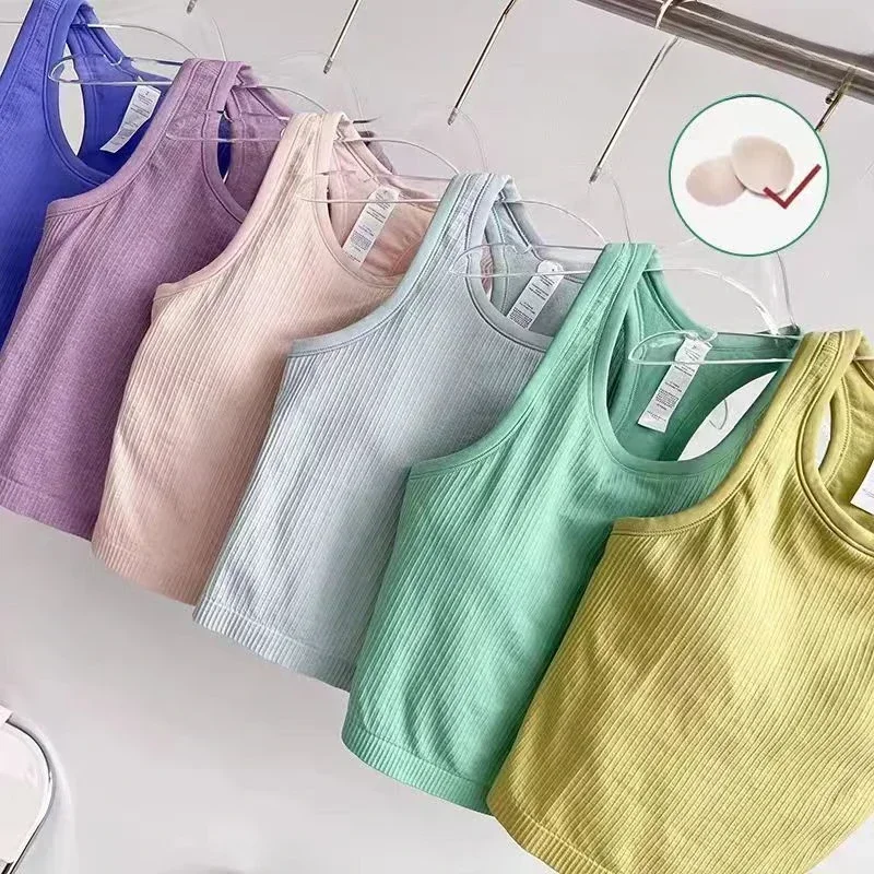 Lemon Women EBB Yoga Sports Vest Shape Running Gym Sport Tank Tops Slim Ribbed Fitness Sleeveless Shirt Built In Bra Crop Top
Lemon Women EBB Yoga Sports Vest Shape Running Gym Sport Tank Tops Slim Ribbed Fitness Sleeveless Shirt Built In Bra Crop Top