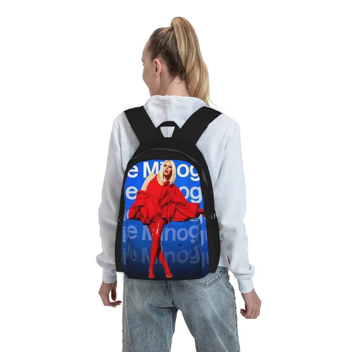 Kylie Minogue Backpack Boys Girls BookBag Children School Bag Computer Shoulder Bags for Men Women
Kylie Minogue Backpack Boys Girls BookBag Children School Bag Computer Shoulder Bags for Men Women