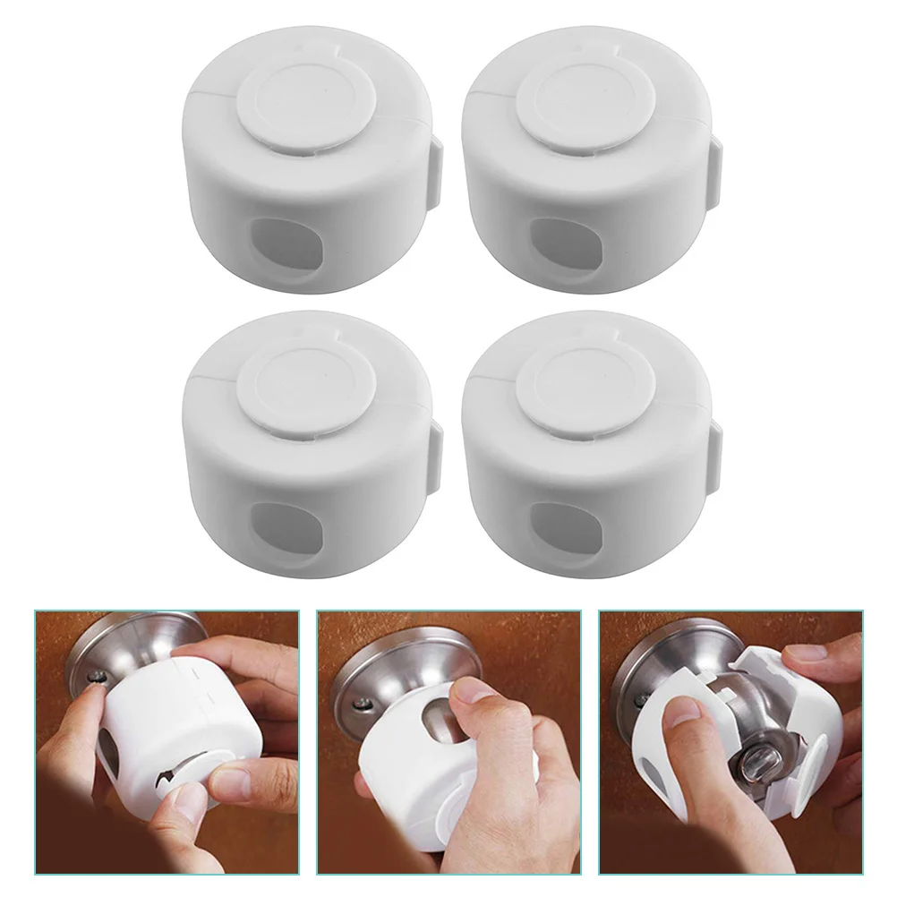 4 Pcs Door Handle Cover Knob for Home Handles Lock Protectors Gate Child Proof Covers Security
4 Pcs Door Handle Cover Knob for Home Handles Lock Protectors Gate Child Proof Covers Security