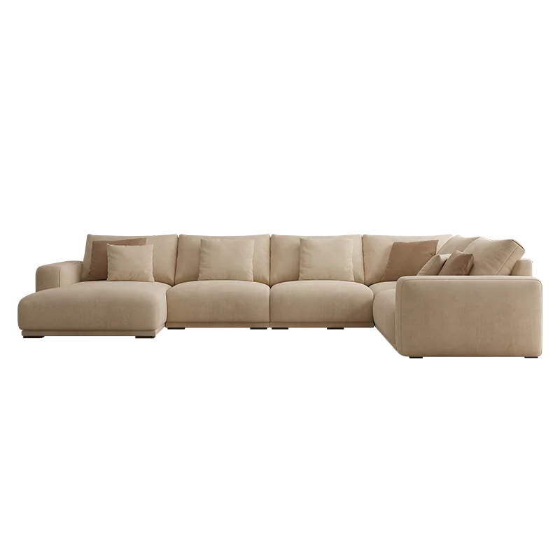 Living Room Furniture Beige Combination Couch Modern Luxury U Shape Sectional Fabric Sofa Set
Living Room Furniture Beige Combination Couch Modern Luxury U Shape Sectional Fabric Sofa Set