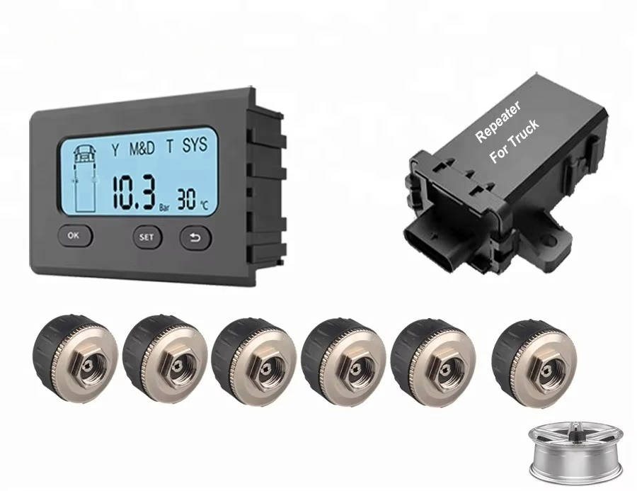 Truck and Bus Internal RS232 Wireless TPMS Tire Pressure Monitoring System
Truck and Bus Internal RS232 Wireless TPMS Tire Pressure Monitoring System