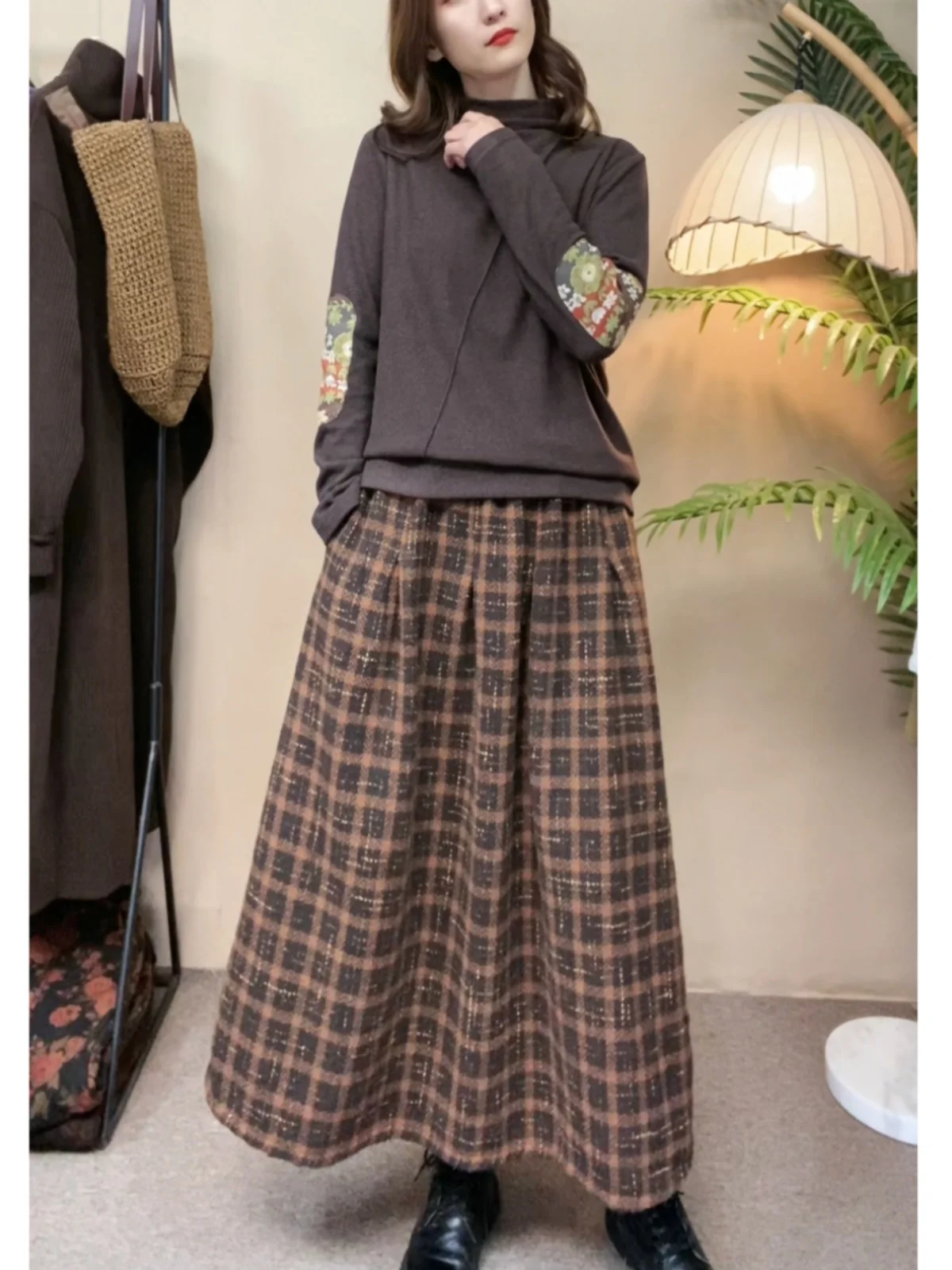 Женская юбка трапециевидной формы Thiened, зимняя одежда для поездок на работу и груша, подходящие клетчатые юбки, весна-осень, новинка Sle
Женская юбка трапециевидной формы Thiened, зимняя одежда для поездок на работу и груша, подходящие клетчатые юбки, весна-осень, новинка Sle