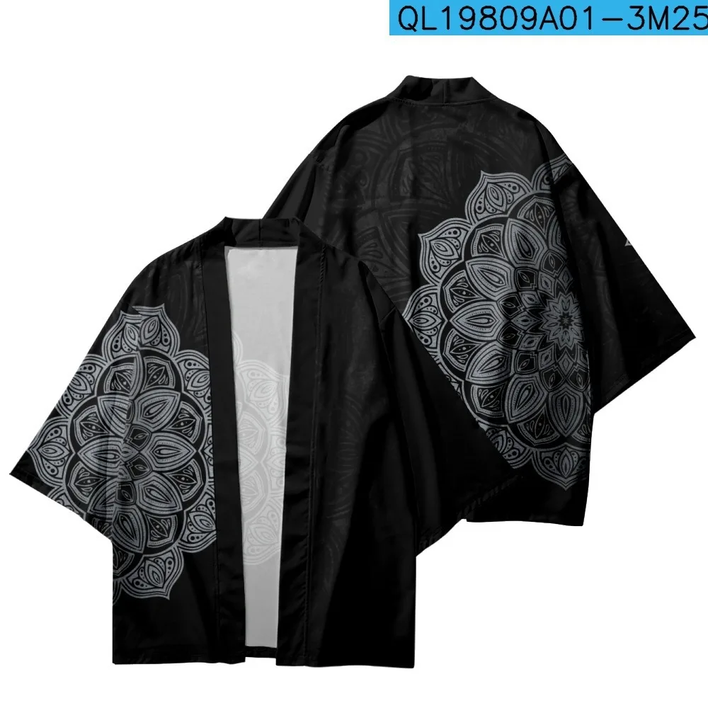 Fashion Buddhism Lotus Print Japanese Traditional Black Kimono Beach Men Women Yukata Cardigan Haori Oversized Streetwear
Fashion Buddhism Lotus Print Japanese Traditional Black Kimono Beach Men Women Yukata Cardigan Haori Oversized Streetwear