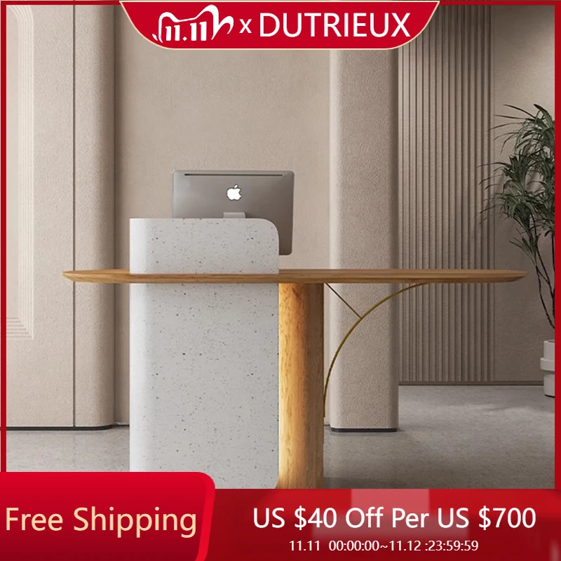 Front Desk Light Luxury Reception Desks Modern Design Counter Luxury Reception Desks L Shaped Salon Scrivania Office Furniture
Front Desk Light Luxury Reception Desks Modern Design Counter Luxury Reception Desks L Shaped Salon Scrivania Office Furniture