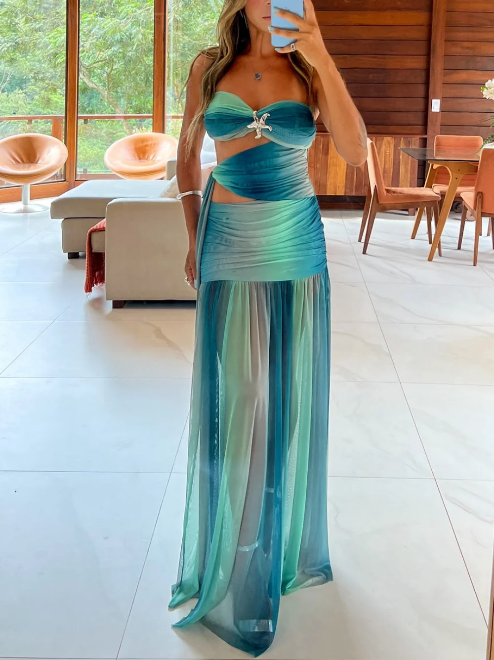 Women's 2025 Sleeveless Printed Beach Holiday Party Dress Festival Summer Elegant Long Dress Hollow Backless Casual Lady Dress
Women's 2025 Sleeveless Printed Beach Holiday Party Dress Festival Summer Elegant Long Dress Hollow Backless Casual Lady Dress
