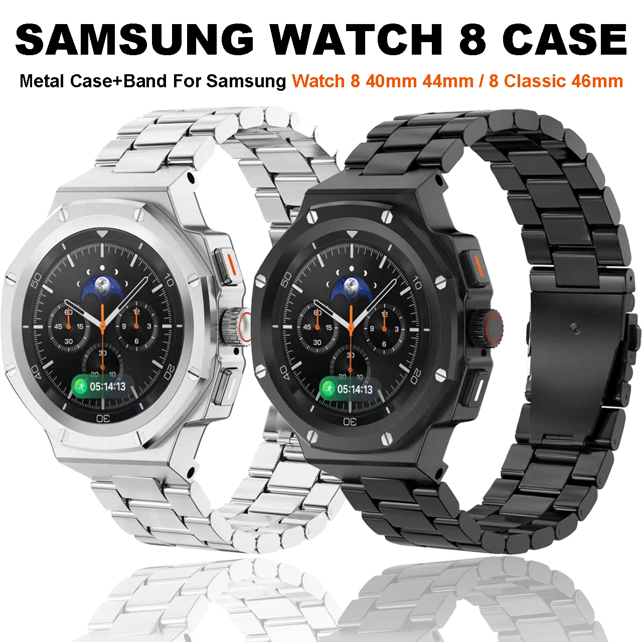 Luxury Modification Kit For Samsung Watch 8 40mm 44mm Metal Case Rubber Band For Watch 8 Classic 46mm Refit Kit Accessories
Luxury Modification Kit For Samsung Watch 8 40mm 44mm Metal Case Rubber Band For Watch 8 Classic 46mm Refit Kit Accessories