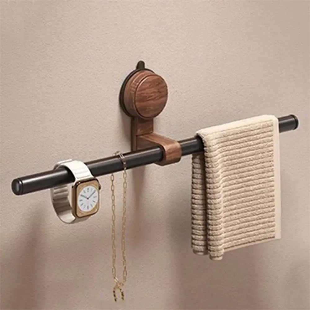 Walnut Wood Retro Style Towel Bar Space Aluminum Plastics Suction Mount Towel Bar Tasteless Corrosion Preventive
Walnut Wood Retro Style Towel Bar Space Aluminum Plastics Suction Mount Towel Bar Tasteless Corrosion Preventive
