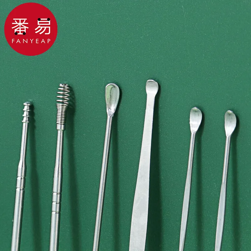 Ушная ложка B11, инструмент для выщипывания ушей, портативный бытовой компактный инструмент для очистки внешнего слухового канал
Ушная ложка B11, инструмент для выщипывания ушей, портативный бытовой компактный инструмент для очистки внешнего слухового канал