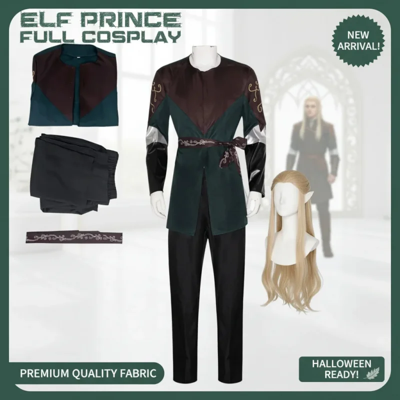 ☎UWAWA Legolas Greenleaf Cosplay Costume Elf Prince Blonde Wig Halloween Full Set for Men Women☎
☎UWAWA Legolas Greenleaf Cosplay Costume Elf Prince Blonde Wig Halloween Full Set for Men Women☎