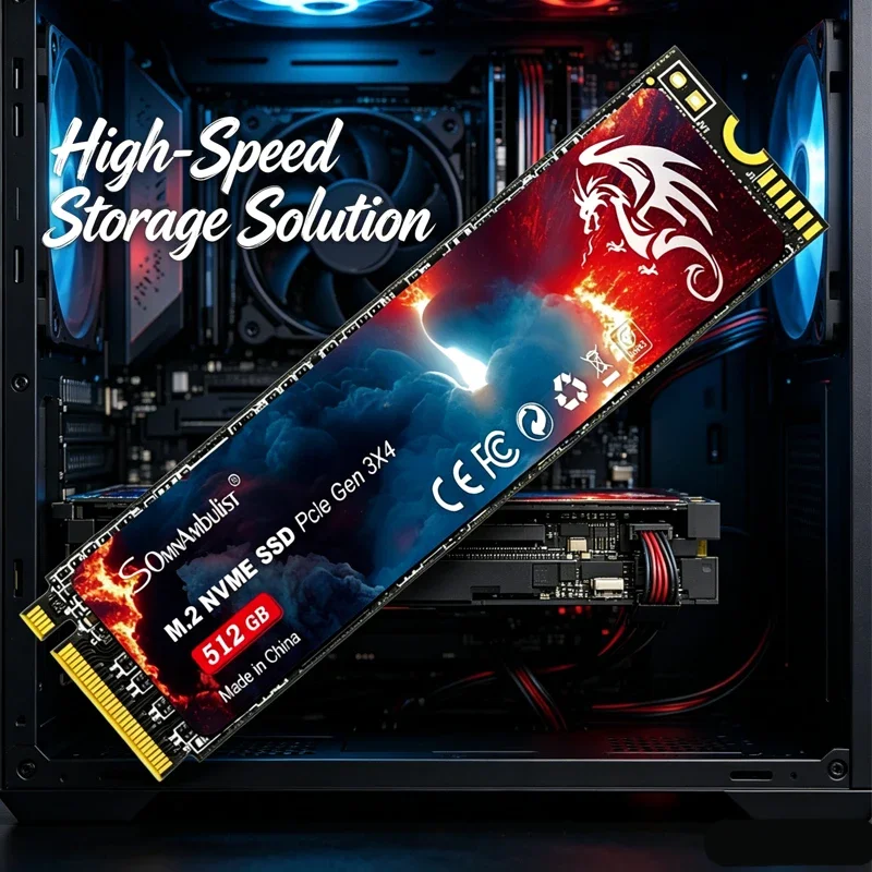 SomnAmbulist M.2 2280 NVMe PCIe 3.0 SSD, 128GB/256GB/512GB/1TB High Speed Drive for Laptop, Desktop & Gaming Device
SomnAmbulist M.2 2280 NVMe PCIe 3.0 SSD, 128GB/256GB/512GB/1TB High Speed Drive for Laptop, Desktop & Gaming Device