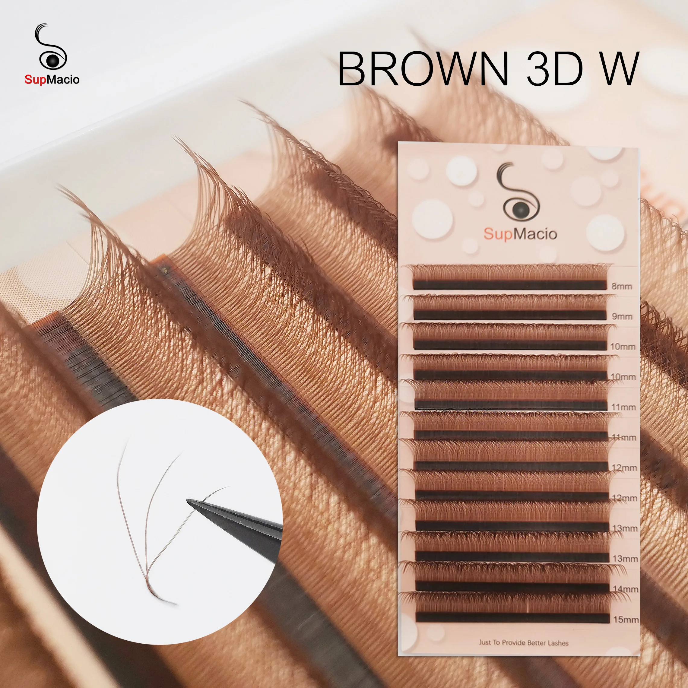 Supmacio Dark Brown W Shaped 3D Bloom Automatic Flowering 3DW Ready-made Eyelashes Extensions Natural Soft Individual Lashes
Supmacio Dark Brown W Shaped 3D Bloom Automatic Flowering 3DW Ready-made Eyelashes Extensions Natural Soft Individual Lashes