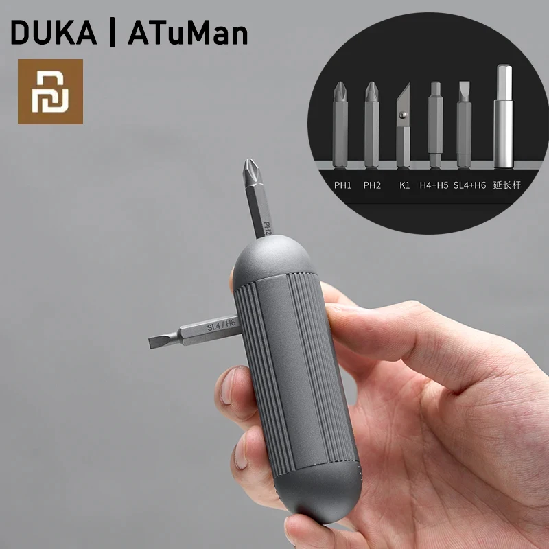 Набор карманных отверток DUKA ATuMan Xmini, 179 г, миниатюрные ручные ремонтные инструменты, биты из сплава, прямая Т-образная ручка, многофункциональный портативный инструмент
Набор карманных отверток DUKA ATuMan Xmini, 179 г, миниатюрные ручные ремонтные инструменты, биты из сплава, прямая Т-образная ручка, многофункциональный портативный инструмент