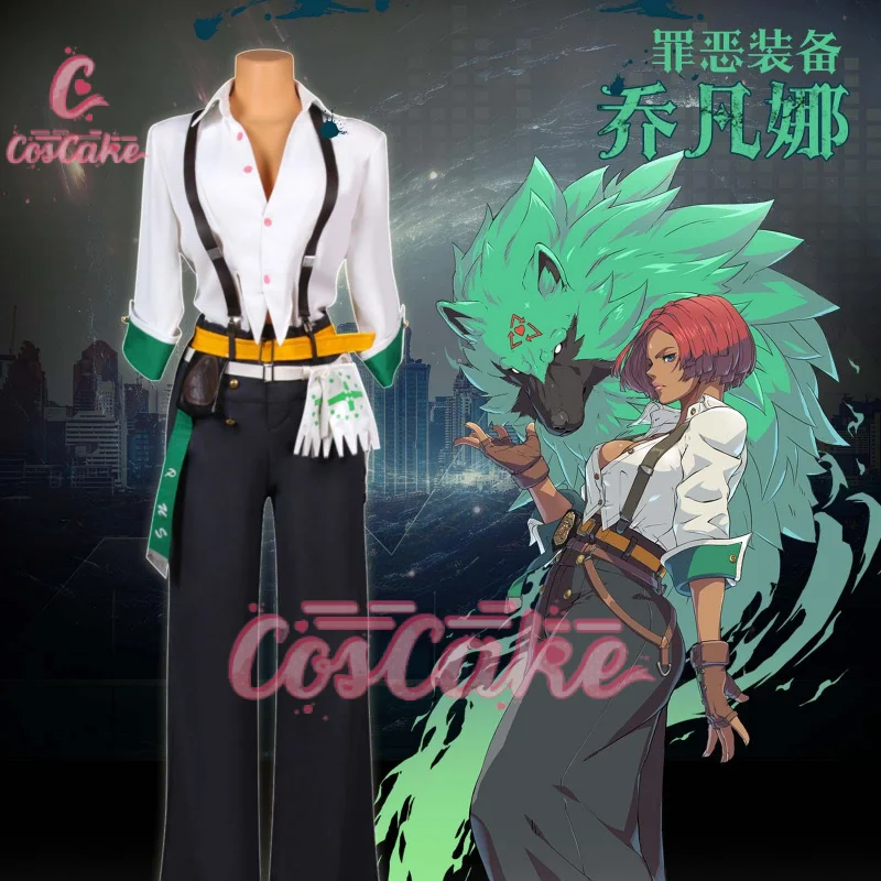 Coscake Game Guilty Gear Cosplay STRIVE Giovanna Cosplay Costume Pants Women Halloween Carnival Roleplay Clothes Sets
Coscake Game Guilty Gear Cosplay STRIVE Giovanna Cosplay Costume Pants Women Halloween Carnival Roleplay Clothes Sets