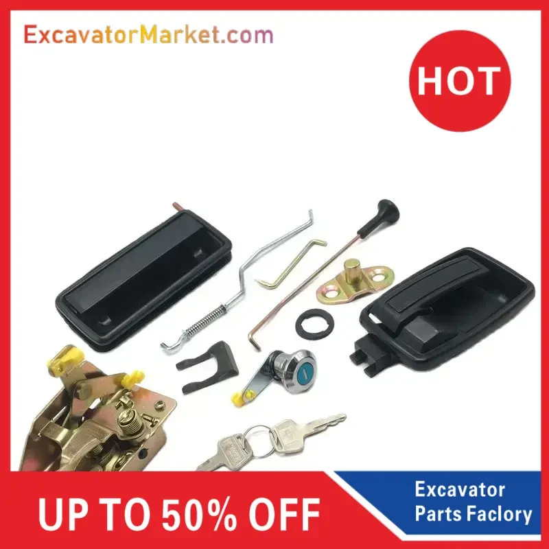 For Sumitomo SH50 55 60 75 Cab Door Lock Assembly Outside Pull Door Lock Block Excavator Accessories
For Sumitomo SH50 55 60 75 Cab Door Lock Assembly Outside Pull Door Lock Block Excavator Accessories