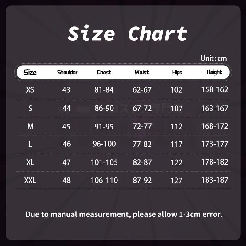 3,k;6\g/ Jujutsu JJK Manga Anime Choso Cosplay Costume Purple Vest Neck Gaiter Belt White Elastic Pants Top Giftk;6,y'9\
3,k;6\g/ Jujutsu JJK Manga Anime Choso Cosplay Costume Purple Vest Neck Gaiter Belt White Elastic Pants Top Giftk;6,y'9\