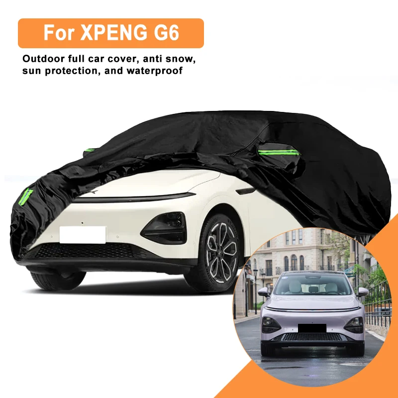 For XPENG G6 Car Full Cover - Outdoor Waterproof Snowproof Sunshade, Winter & Summer All Weather Auto Protection Accessories
For XPENG G6 Car Full Cover - Outdoor Waterproof Snowproof Sunshade, Winter & Summer All Weather Auto Protection Accessories
