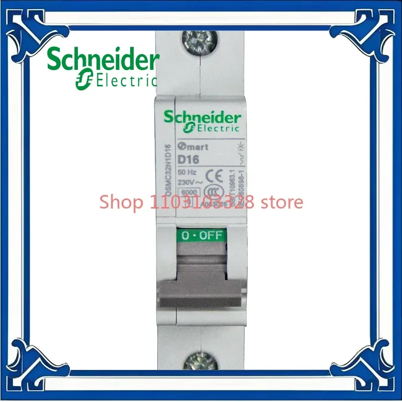 SchneiderOriginal Type C 1P 1A 2A 3A 4A 6A Thermal Magnetic Miniature Circuit Breaker Electrical Air Switch 230VAC 50HZ 6KA
SchneiderOriginal Type C 1P 1A 2A 3A 4A 6A Thermal Magnetic Miniature Circuit Breaker Electrical Air Switch 230VAC 50HZ 6KA