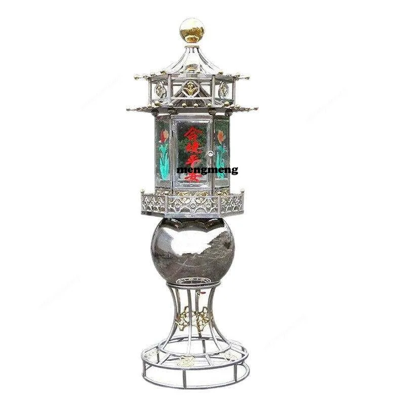 1.98 m stainless steel floor-to-ceiling Changming oil for Buddha lamp temple to add lamp windproof sky lamp temple gold-plated
1.98 m stainless steel floor-to-ceiling Changming oil for Buddha lamp temple to add lamp windproof sky lamp temple gold-plated