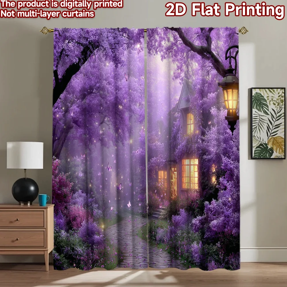 2D flat printing 2pcs Drapes Enchanted Forest Pathway Butterflies Digital Printed Polyester Drapes Family Party Decoration for
2D flat printing 2pcs Drapes Enchanted Forest Pathway Butterflies Digital Printed Polyester Drapes Family Party Decoration for