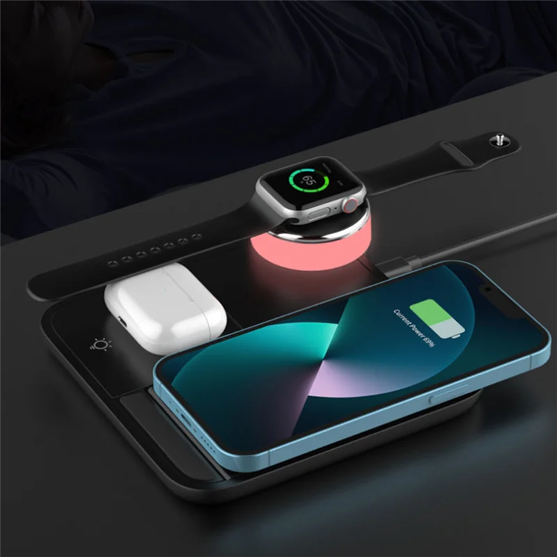 N11R 4-In-1 Folding Wireless Charger Desktop Phone Holder Compact Portable Mobile Phone Wireless Charger
N11R 4-In-1 Folding Wireless Charger Desktop Phone Holder Compact Portable Mobile Phone Wireless Charger