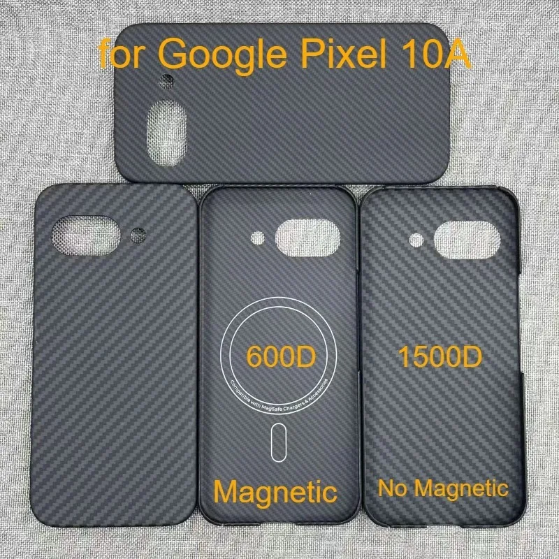 Carbon Fiber Case for Google Pixel 10A Magnetic Case Aramid Fiber Cover Ultra-Thin Mobile Phone Protective Cover Accessory
Carbon Fiber Case for Google Pixel 10A Magnetic Case Aramid Fiber Cover Ultra-Thin Mobile Phone Protective Cover Accessory