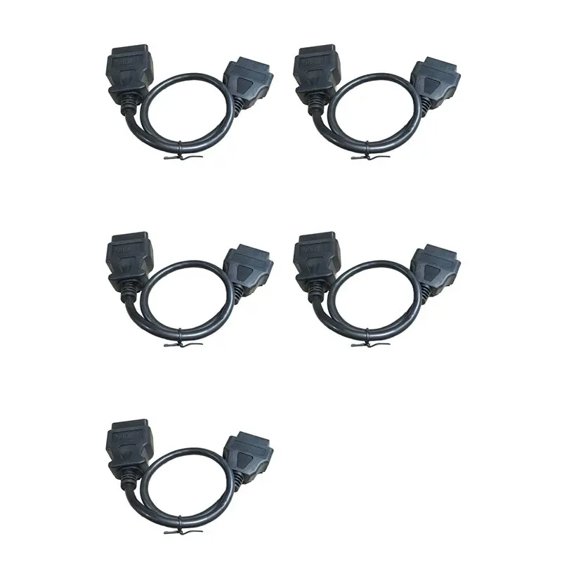 M93K-5Pcs 0.5M OBD2 16Pin Extension Cable Car OBD Connect Extend Adapter Wire ELM327 OBD II OBD2 Extension Connector Cord
M93K-5Pcs 0.5M OBD2 16Pin Extension Cable Car OBD Connect Extend Adapter Wire ELM327 OBD II OBD2 Extension Connector Cord