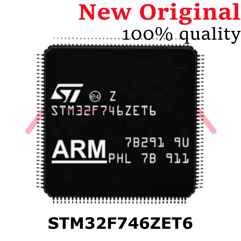 1-10PCS STM32F746ZET6 QFP-144 - High-Performance ARM Cortex-M7 MCU 216MHz 512KB Flash 320KB SRAM Dual Bank Flash FPU DSP
1-10PCS STM32F746ZET6 QFP-144 - High-Performance ARM Cortex-M7 MCU 216MHz 512KB Flash 320KB SRAM Dual Bank Flash FPU DSP