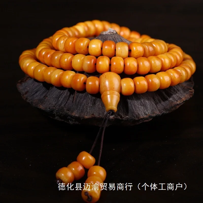 Natural Tibetan Style Yak Bone 108 Pieces Bracelet Buddha Unset Type Beads Old Spirit
Natural Tibetan Style Yak Bone 108 Pieces Bracelet Buddha Unset Type Beads Old Spirit