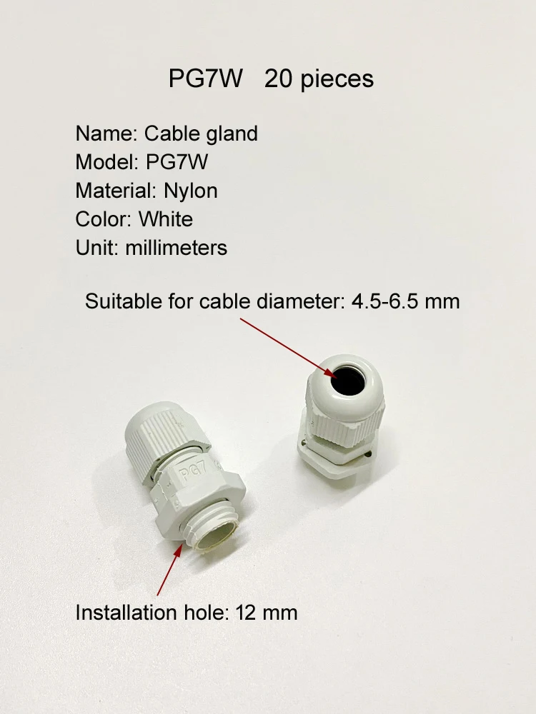 Plastic Wiring Accessories Electrician's Cable Fixing Head Wire Clamp Seat Thread Locking Type Wire Holder Cable gland
Plastic Wiring Accessories Electrician's Cable Fixing Head Wire Clamp Seat Thread Locking Type Wire Holder Cable gland