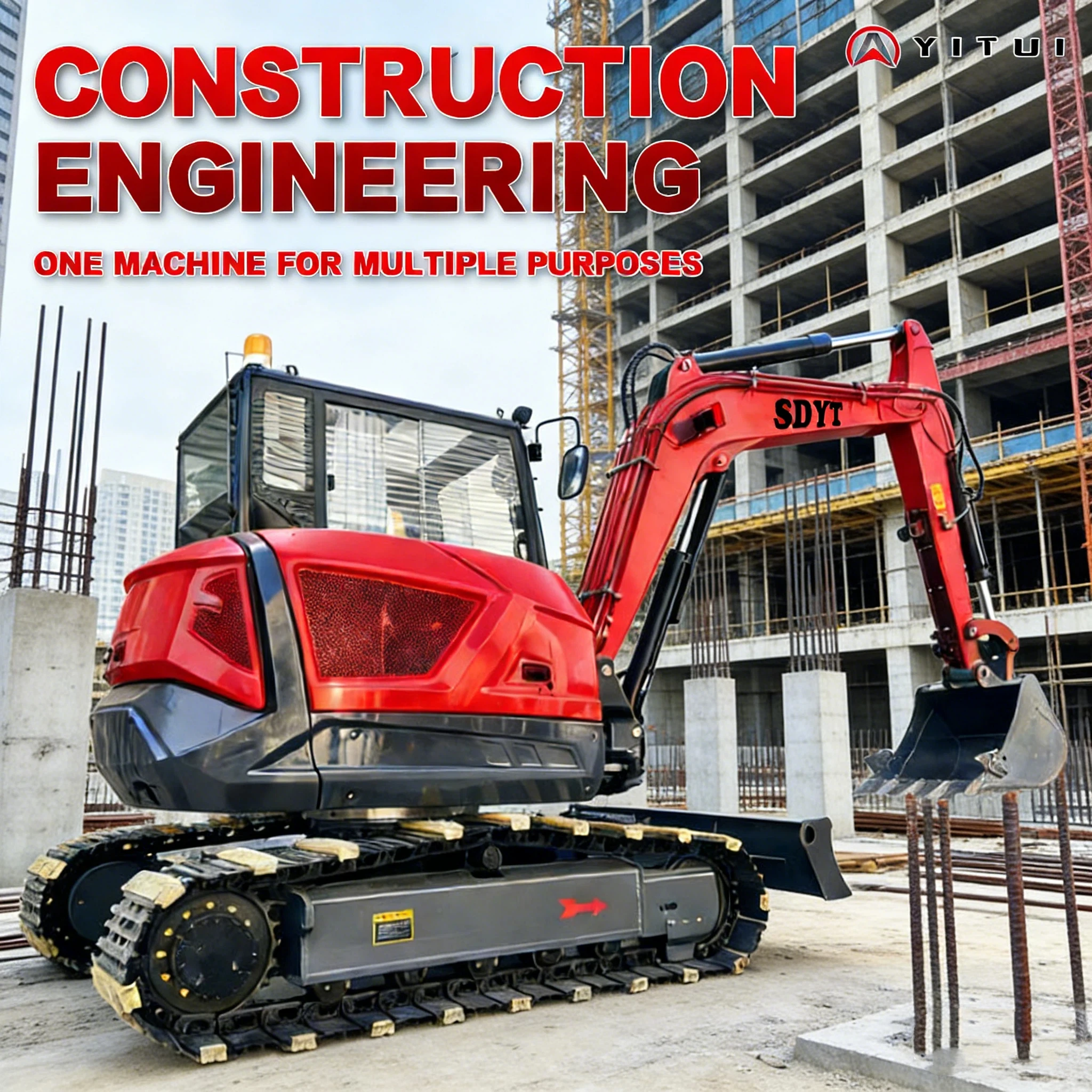 Dopamine Color Scheme Customized Epa/Euro 5 Mini Excavator Factory Direct Sales 6.5-Ton Crawler Excavators Kubota For Farm
Dopamine Color Scheme Customized Epa/Euro 5 Mini Excavator Factory Direct Sales 6.5-Ton Crawler Excavators Kubota For Farm