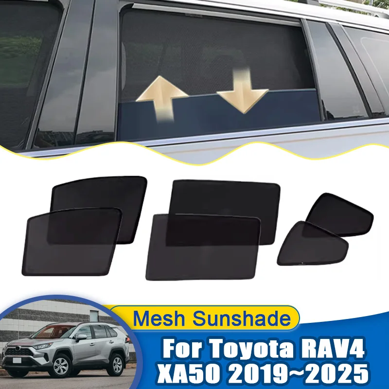 For Toyota RAV4 XA50 MK5 2019~2025 Car Mesh Sunshade Sunscreen Magnetic Window Sun Visor Curtains Shade Cover Auto Accessories
For Toyota RAV4 XA50 MK5 2019~2025 Car Mesh Sunshade Sunscreen Magnetic Window Sun Visor Curtains Shade Cover Auto Accessories