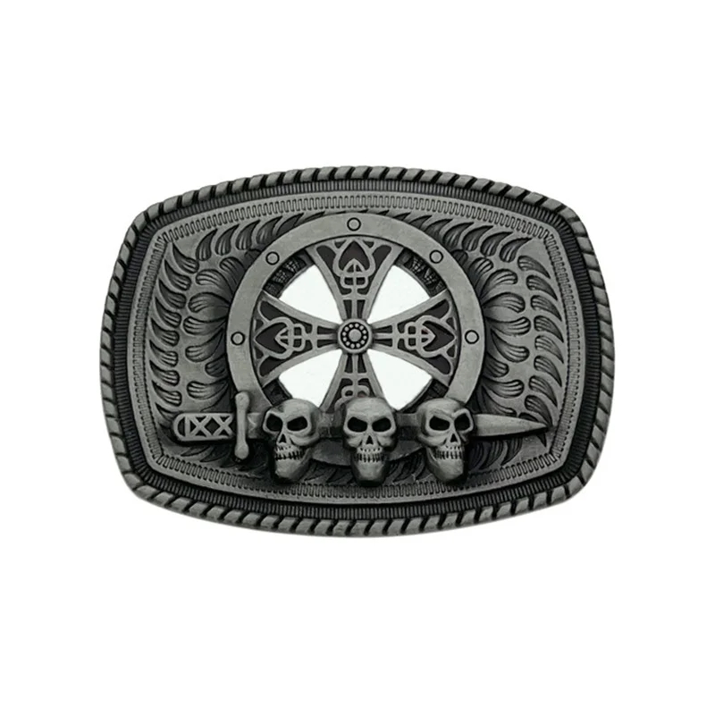 Zinc alloy Celtic cross sword with skull scalp strap and buckle Western style
Zinc alloy Celtic cross sword with skull scalp strap and buckle Western style