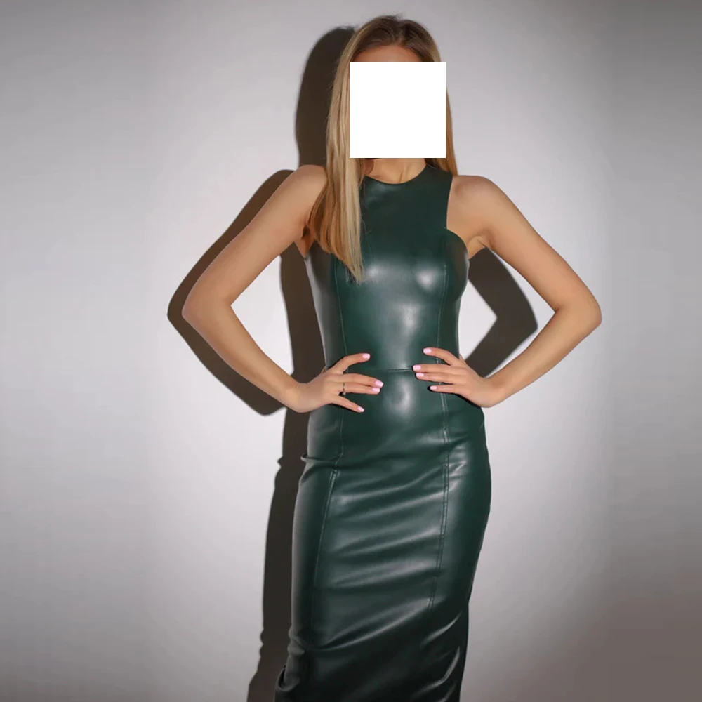 Simple Straight Green Tea Length O-neck Satin Sleeveless Evening Dress Elegant Pleats Saudi Arabia Bespoke Occasion Gowns
Simple Straight Green Tea Length O-neck Satin Sleeveless Evening Dress Elegant Pleats Saudi Arabia Bespoke Occasion Gowns