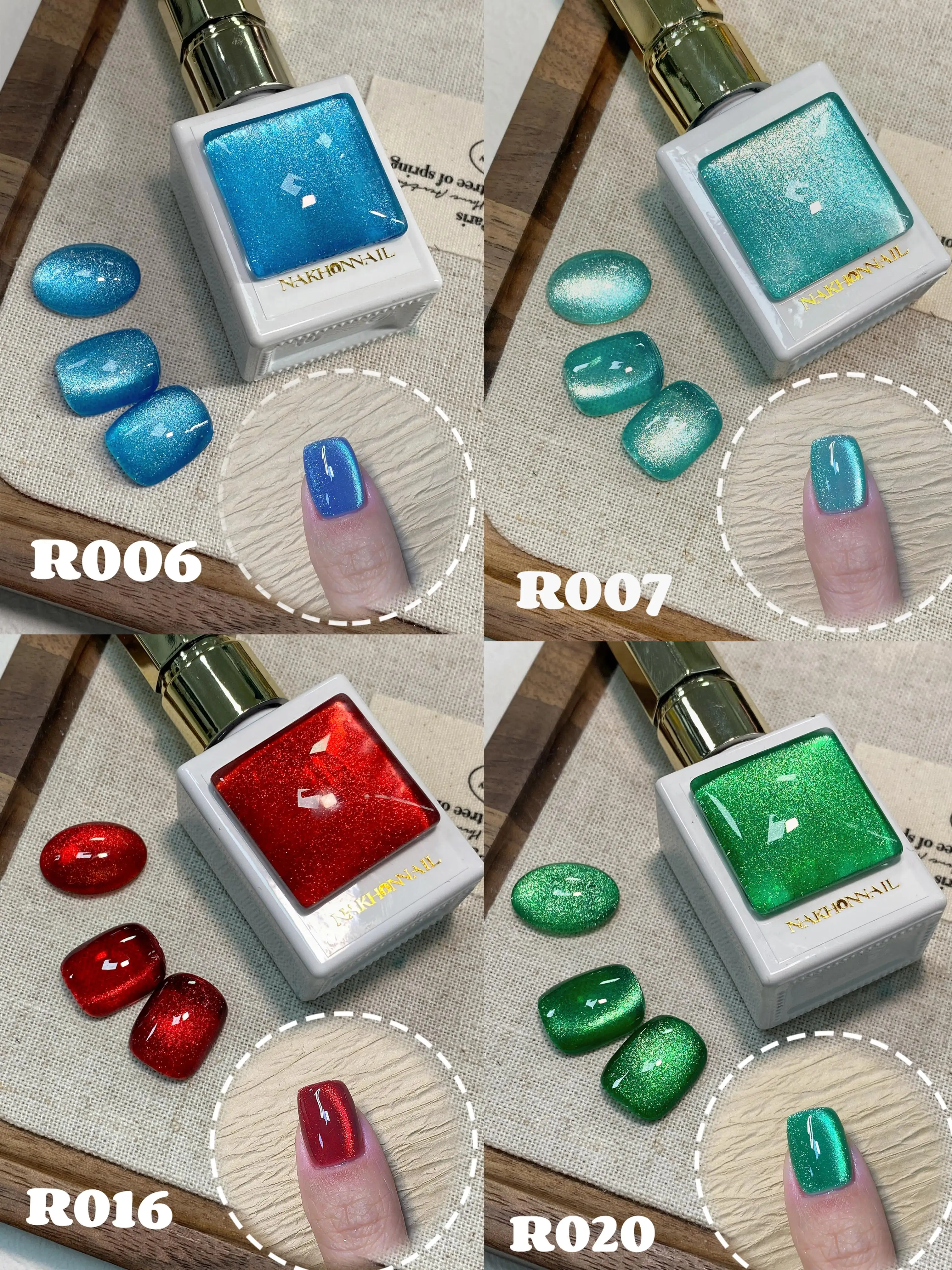 NAKHONNAIL 20 Colors Moonlight Cat Eye Nail Gel 2025 New Fashion Hot Sale Nail Art Non-toxic UV Gel Nail Salon Wholesale
NAKHONNAIL 20 Colors Moonlight Cat Eye Nail Gel 2025 New Fashion Hot Sale Nail Art Non-toxic UV Gel Nail Salon Wholesale