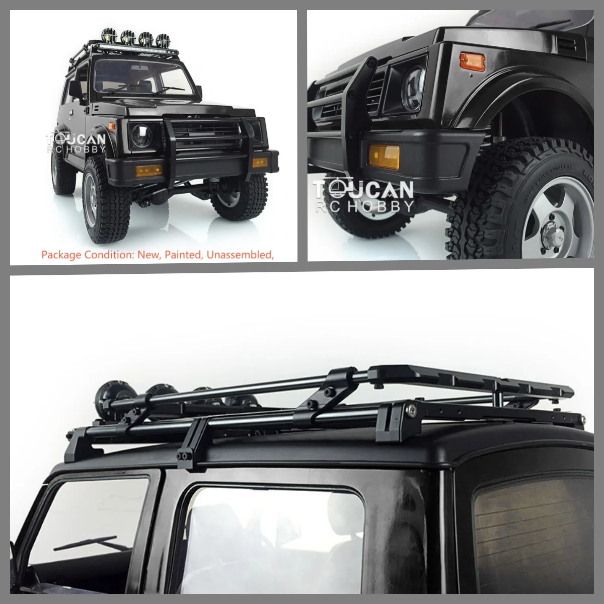 Capo 1/6 RC Remote Control SIXER1 Samurai Crawler Car ESC Motor Roof Steering Light Rack Outdoor Toys For Boys THZH0553-SMT6
Capo 1/6 RC Remote Control SIXER1 Samurai Crawler Car ESC Motor Roof Steering Light Rack Outdoor Toys For Boys THZH0553-SMT6