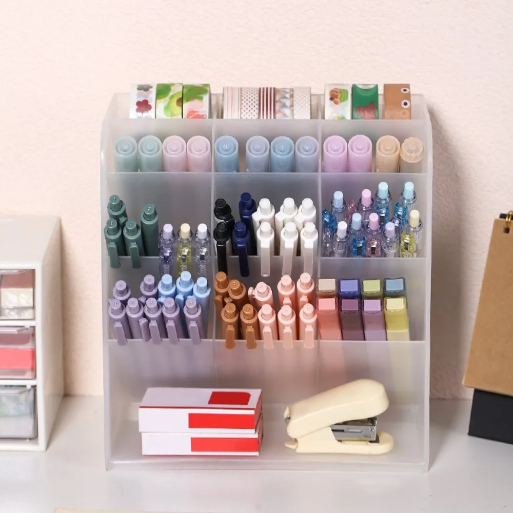 High Quality 9 Compartment Pencil Display Holder Vertical Oblique Insertion Type Pen Holder Stationery Holder Desk
High Quality 9 Compartment Pencil Display Holder Vertical Oblique Insertion Type Pen Holder Stationery Holder Desk