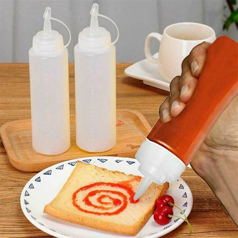 1pcs Kitchen Plastic Spike Squeeze Sauce Bottle Salsa Ketchup Squeeze Bottle Leak-Proof Easy Control Kitchen Seasoning Bottle
1pcs Kitchen Plastic Spike Squeeze Sauce Bottle Salsa Ketchup Squeeze Bottle Leak-Proof Easy Control Kitchen Seasoning Bottle