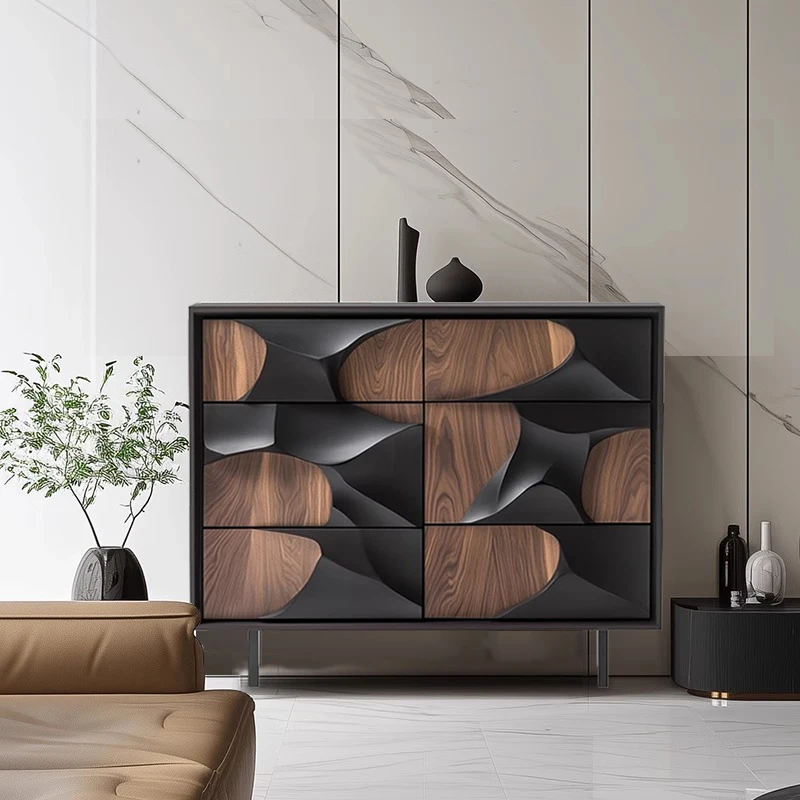 Living Room Six Bucket Cabinet, High-end Feeling, Living Room All Solid Wood Entrance Cabinet, Storage Cabinet By The Wall
Living Room Six Bucket Cabinet, High-end Feeling, Living Room All Solid Wood Entrance Cabinet, Storage Cabinet By The Wall