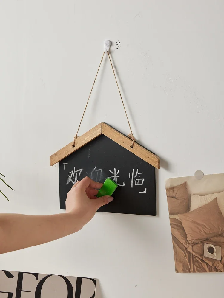 American retro old decoration small listing blackboard store home entrance cafe wall wall decoration message board
American retro old decoration small listing blackboard store home entrance cafe wall wall decoration message board